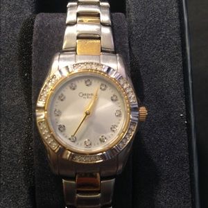 Caravelle by Bulova two tone ladies watch.